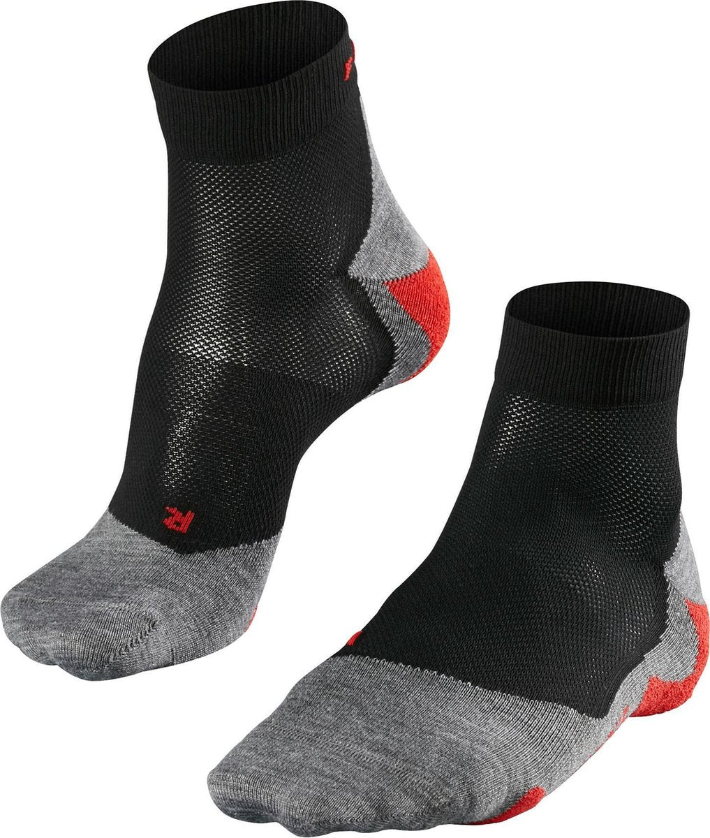 Falke ru5 kurze Anti-Blasen-Funktionsmaterial-Laufsocken Herren Schwarz - Größe 39-41