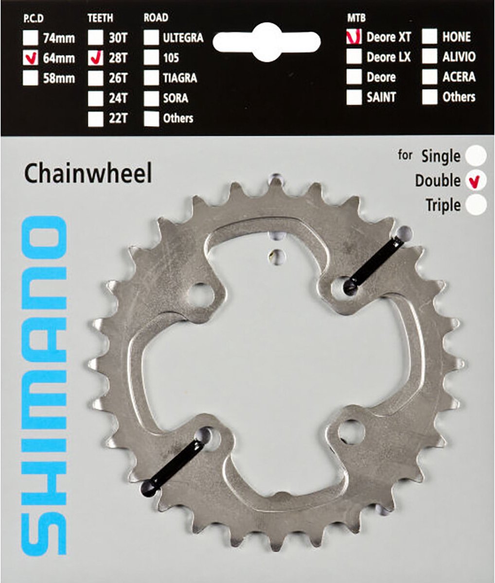 Shimano - Kettenblatt 26T Deore XT FC-M785 26T-AK