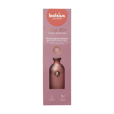 Bolsius Aroma-Diffusor 80 ml wahre Freude, floraler Segen | 2 Stk