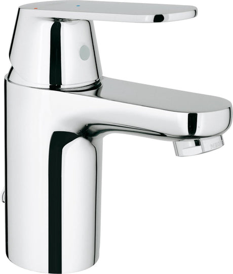 Grohe Eurosmart Cosmopolitan Waschtischarmatur – niedriger Auslauf – Ausziehkette mit Stopper – Chrom – wassersparend