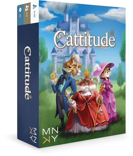 Rebo Publishers Mnky – Cattitude-Kartenspiel