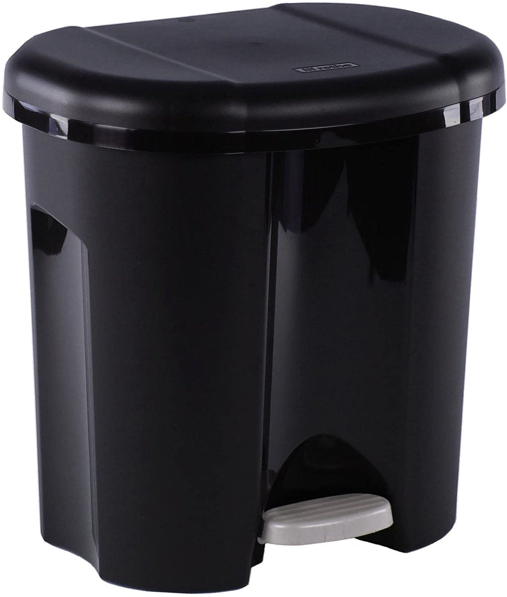 Rotho Duo Mülltrenner 2x10l - Schwarz - BPA-frei