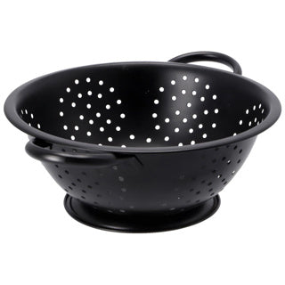 No brand Sieb 24 cm mattschwarz | 3 Stück