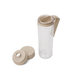 Brabantia Make-Take-Trinkflasche mit Fruchtfilter – 500 ml – sanftes Beige