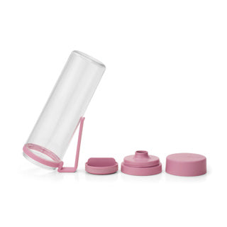 Brabantia Make-Take-Trinkflasche mit Fruchtfilter – 500 ml – Fliederrosa