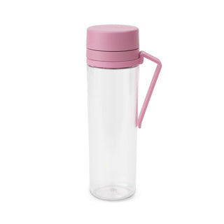 Brabantia Make-Take-Trinkflasche mit Fruchtfilter – 500 ml – Fliederrosa