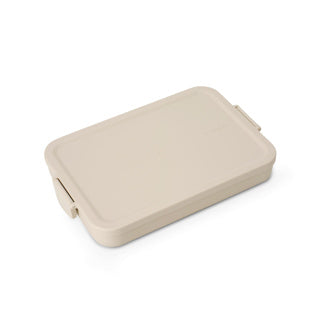 Brabantia Make Take Lunchbox Brotkasten – flach – Kunststoff – weiches Beige