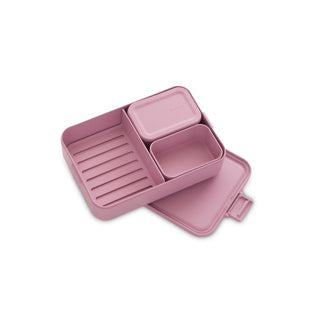 Brabantia Make Take Bento Lunchbox Brotkasten – inkl. Bento Box – groß – Kunststoff – Fliederrosa
