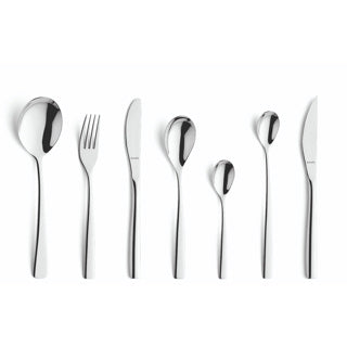Amefa Gaia All You Need – 42-teiliges Besteckset – für 6 Personen – silberfarben – Edelstahl