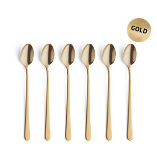 Amefa Austin Latte-Löffel Gold 6 Stück