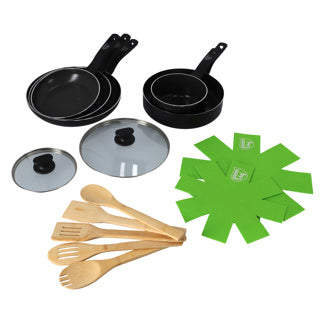 Green Chef Greenchef Pfannenset 14-teilig schwarz