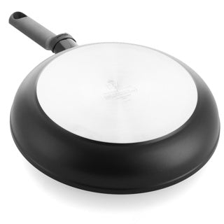 BK Easy Induktionsbratpfanne 26 cm – PFAs-freie Antihaftbeschichtung – Induktionsbratpfanne – Keramikpfanne – ofenfest bis 160 °C – Kaltgriffe – Schwarz