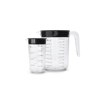 Brabantia Tasty+ Messbecher-Set 2-teilig – Dunkelgrau