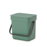Brabantia Mülleimer Sort Go 3l tannengrün | 2 Stk