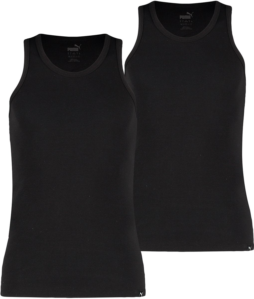 Puma heren everyday hemd - black - l - 2 paar