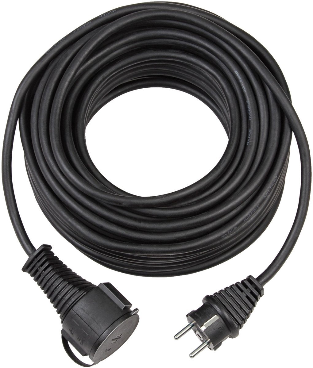 Brennerstuhl bremaxx extension cord Verlängerungskabel (schwarz, 10 Meter, 1169870)