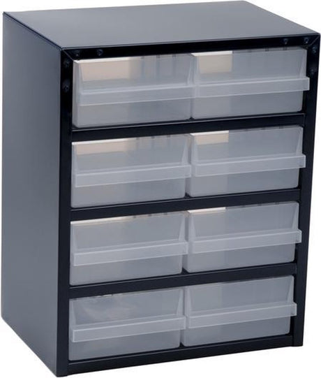 Raaco metalen ladekast - 8 lades - 225 x 357 x 435 mm
