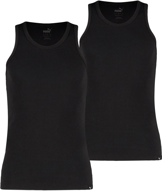 Puma heren everyday hemd - black - s - 2 paar