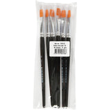 Creativ Company Gold Line Pinsel, Größe 11, L: 19 cm, B: 9 mm, flach, 6 Stück 1 Box