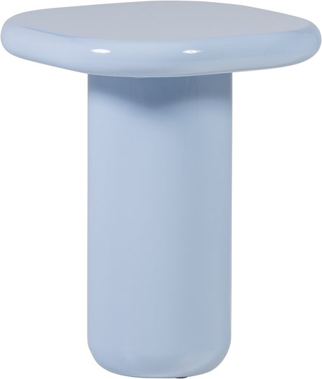 Woood zava bijzettafel - hout - hoogglans lichtblauw - 61x50x50