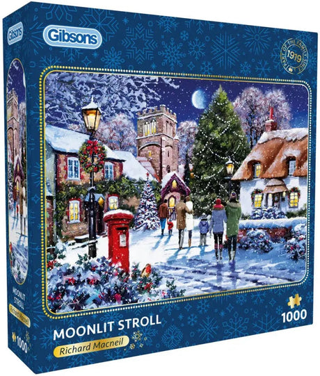 Gibsons moonlit stroll puzzel 1000 stukjes