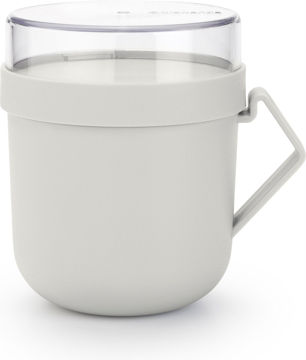 Brabantia Suppenbecher zum Mitnehmen hellgrau | 2 Stk