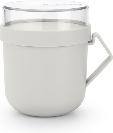Brabantia Suppenbecher zum Mitnehmen hellgrau | 2 Stk