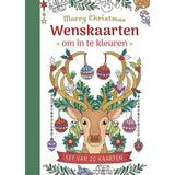 Deltas-Grußkarten zum Ausmalen – Frohe Weihnachten