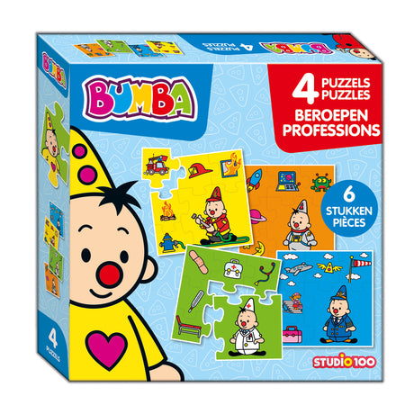Bumba-Puzzle Berufe, 4in1