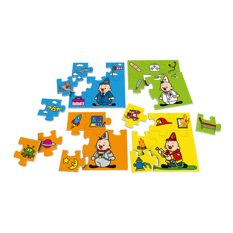 Bumba-Puzzle Berufe, 4in1