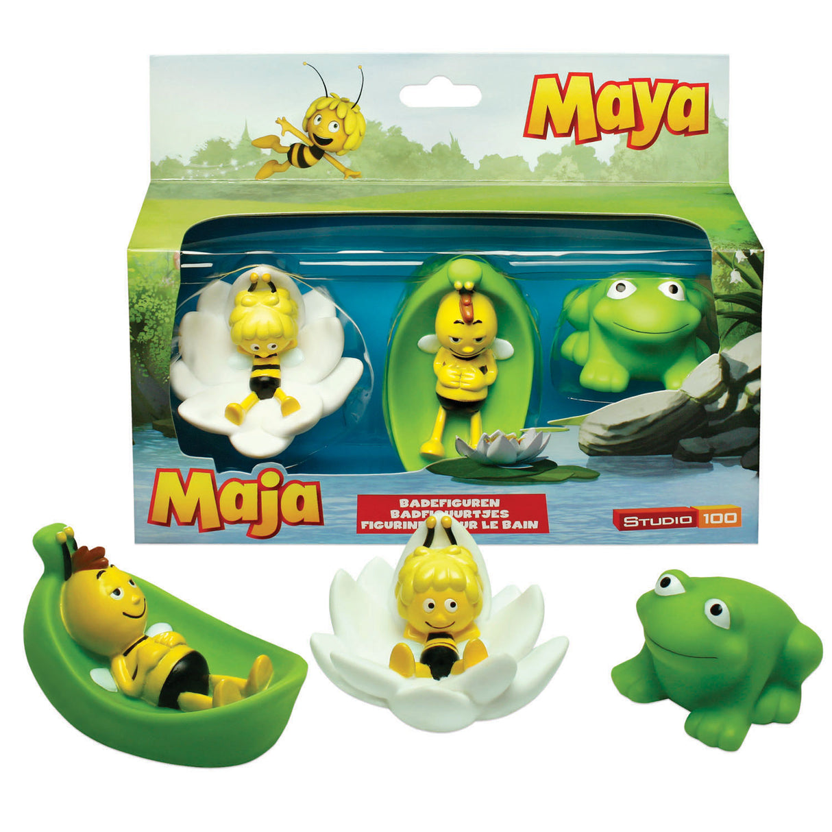 Studio 100 Maya Die At -Bad -Figuren, 3st.
