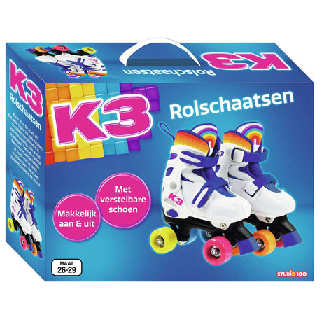 Studio 100 k3 Rollschuhe – Größe 26–29