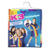 K3-Kostüm – Regenbogenblau, 6–8 Jahre