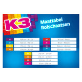 Studio 100 K3 Roller Skating Rainbow, Größe 30-33