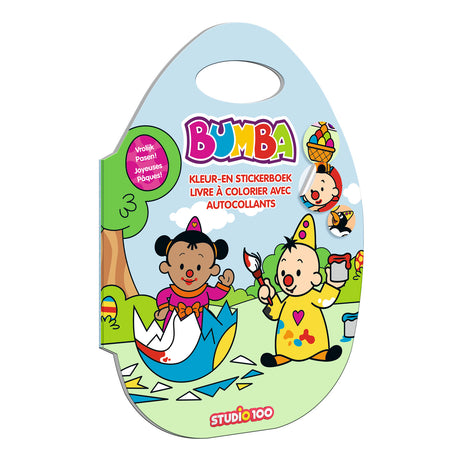 Studio 100 Bumba Farbe und Aufkleberbuch Ostern
