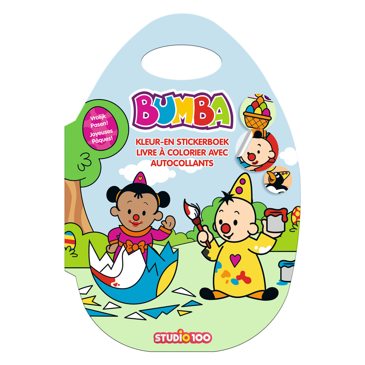 Studio 100 Bumba Farbe und Aufkleberbuch Ostern