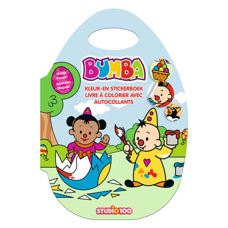 Studio 100 Bumba Farbe und Aufkleberbuch Ostern