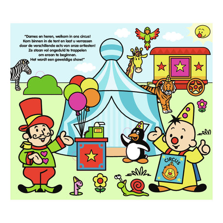 Studio 100 Bumba-Kartonbuch mit Klappen – im Zirkus