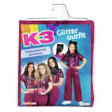 K3 Kostüm rosa, 9-11 Jahre