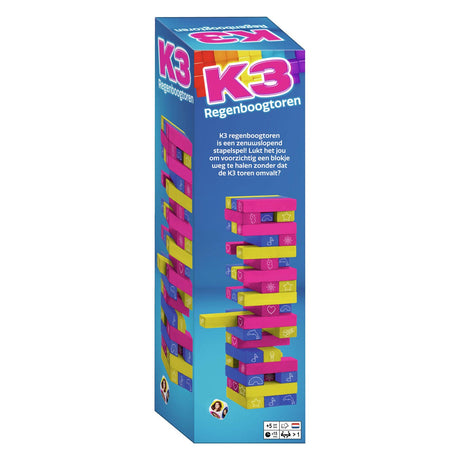 K3-Regenbogenturm-Stapel- und Balancespiel