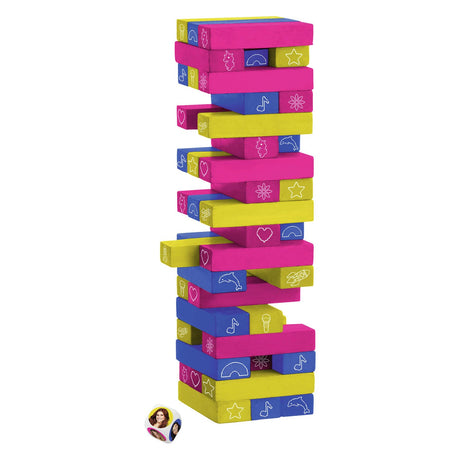 K3-Regenbogenturm-Stapel- und Balancespiel