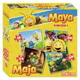 Biene Maja Puzzle, 4in1