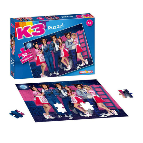 Studio 100 K3 Line Puzzle 3 Ferkel und die Wölfe, 50..