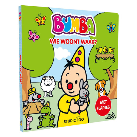 Studio 100 Bumba-Kartonbuch mit Klappen – Wer wohnt wo?
