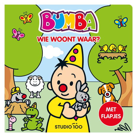 Studio 100 Bumba-Kartonbuch mit Klappen – Wer wohnt wo?