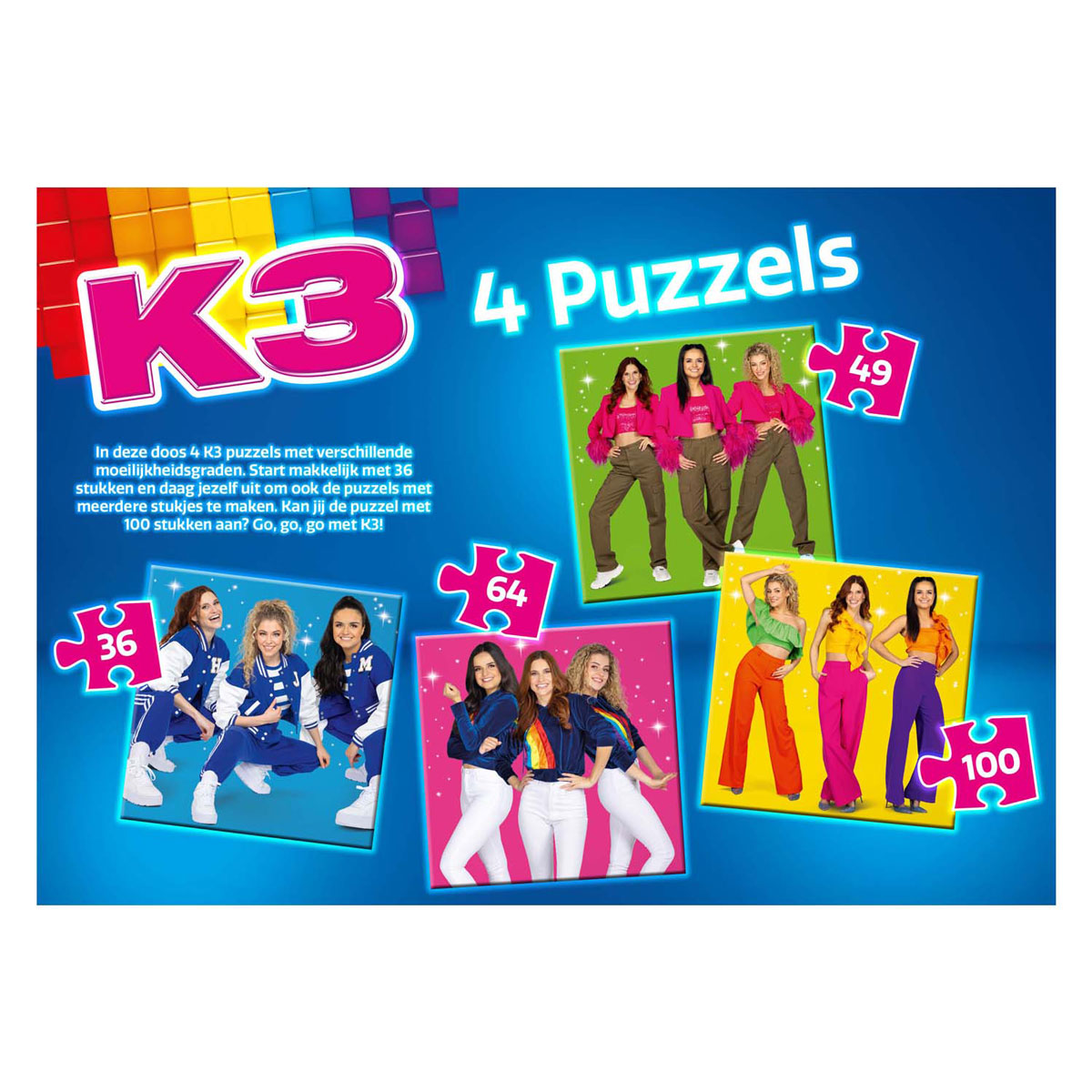 Studio 100 k3 4in1 Puzzle – Sterne