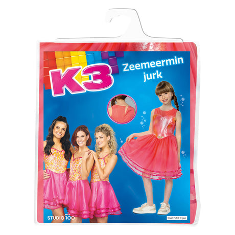 K3 Verkleidung - Meerjungfrauenkleid, 9-11 Jahre