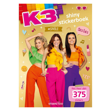 Studio 100 k3 Stickerbuch – glänzende Aufkleber