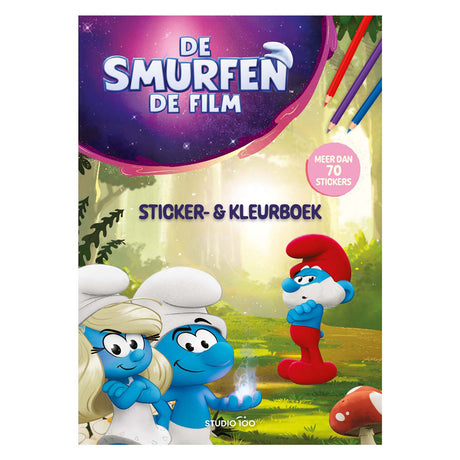 Die Schlümpfe: Aufkleber und Malbuch zum Film