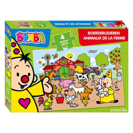 Studio 100 Bumba-Puzzle Bauernhoftiere, 4-tlg.